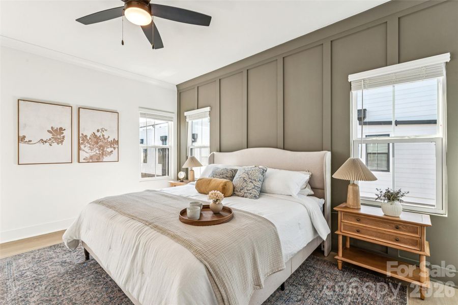 Furnished interior view inside a new home in , Charlotte (Image 20).