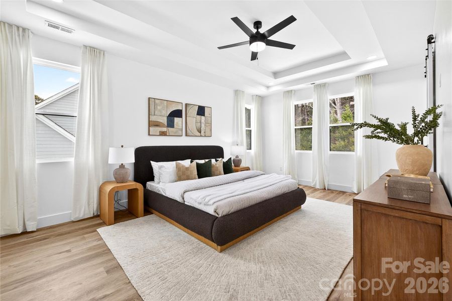 Furnished interior view inside a new home in , Hickory (Image 19).