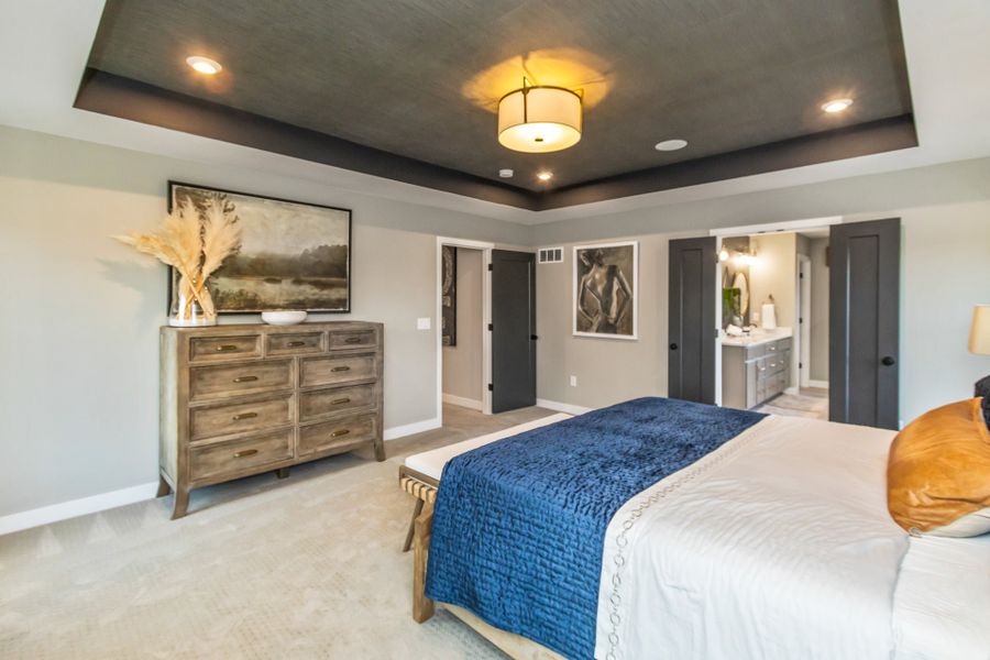 Representative furnished interior of a home built from the Wyatt by Fischer Homes in Twin Lakes, Hoschton (Image 62).