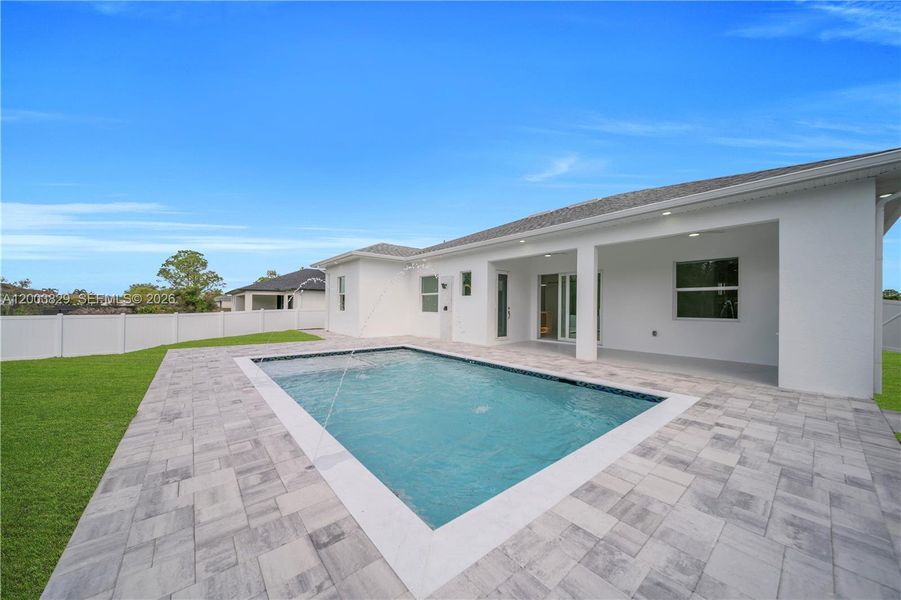 Exterior details and patio area of a home in , Lehigh Acres (Image 27). Exterior details and patio area of a home in , Lehigh Acres (Image 27).