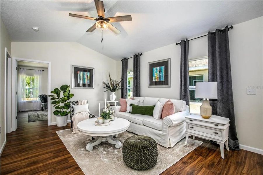 Furnished interior view inside a new home in , Eustis (Image 6).