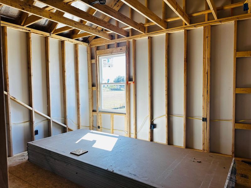 In-progress construction of a new home in Patterson Ranch, Georgetown, TX (Image 17).