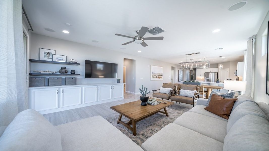 Furnished interior view inside a new home in Allen Ranches, Litchfield Park (Image 11).