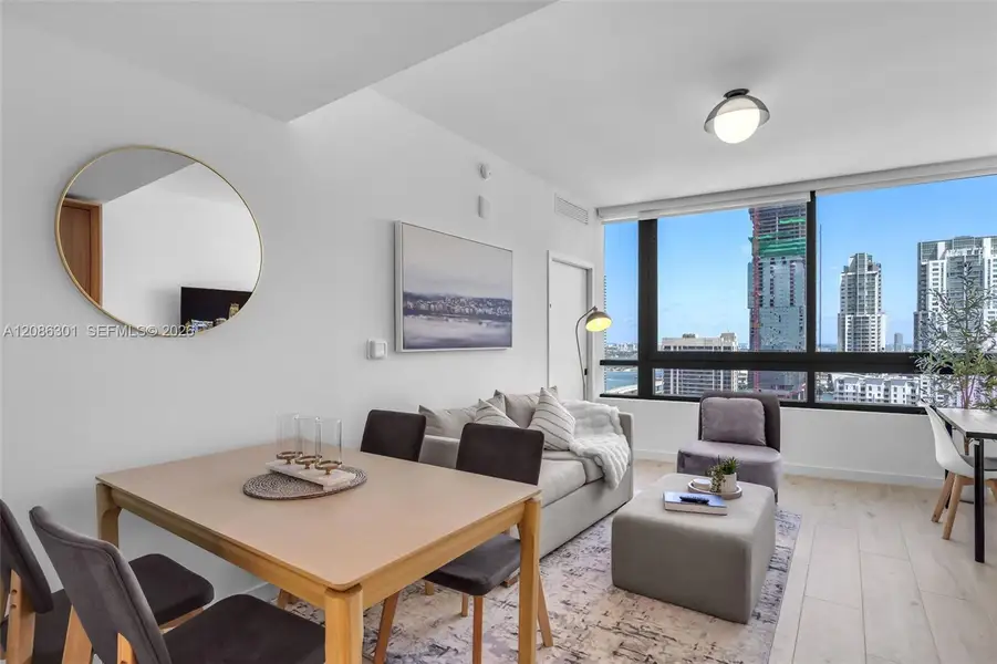 Furnished interior view inside a new home in , Miami (Image 11).