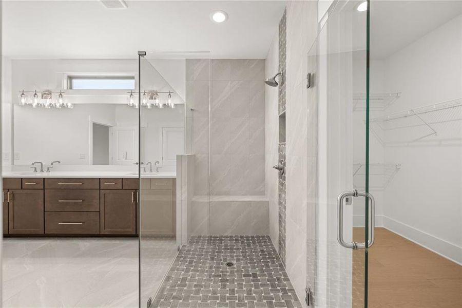 Furnished interior view inside a new home in Soleil Belmont Park, Canton (Image 14).