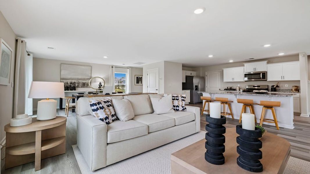 Furnished interior view inside a new home in Cloverdale Hills, Piedmont (Image 14).