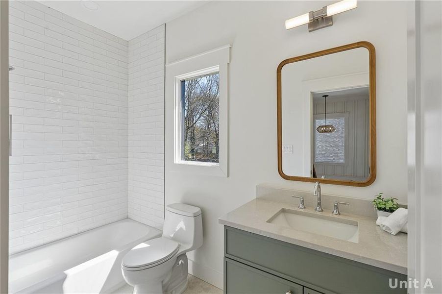 Furnished interior view inside a new home in , Atlanta (Image 34).