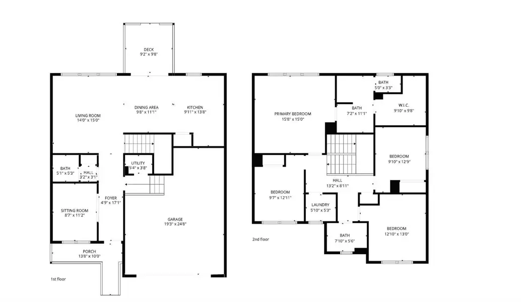 2D floor plan layout of this home in , Mooresville, NC (Image 4).