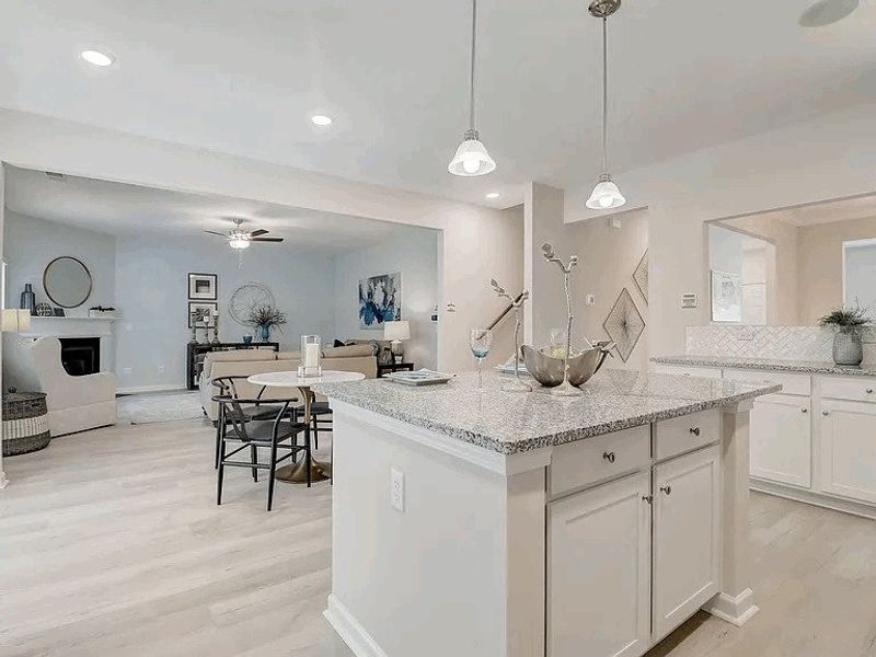 Furnished interior view inside a new home in Providence Station at Trolley Run, Aiken (Image 14).