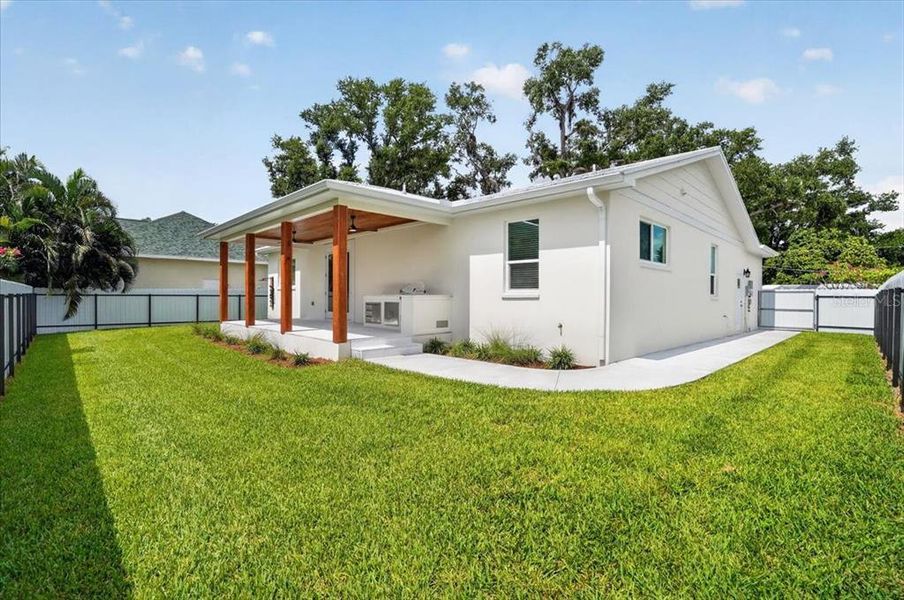 Exterior details and patio area of a home in , Palmetto (Image 24). Exterior details and patio area of a home in , Palmetto (Image 24).