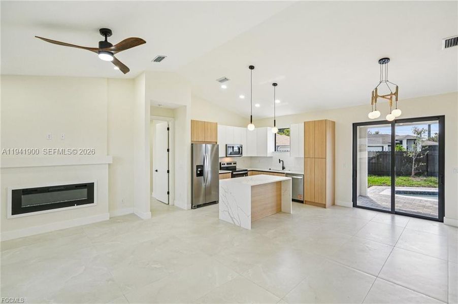 Furnished interior view inside a new home in , Cape Coral (Image 7).