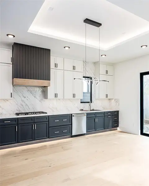 Furnished interior view inside a new home in , Stafford (Image 28).