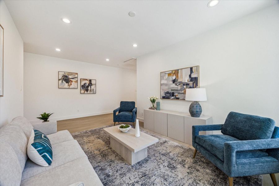 Furnished interior view inside a new home in , Houston (Image 32).