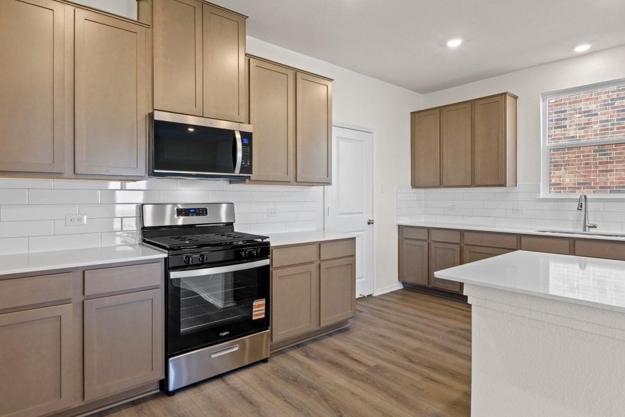 Furnished interior view inside a new home in Salerno - Heritage Collection, Round Rock (Image 6). Furnished interior view inside a new home in Salerno - Heritage Collection, Round Rock (Image 6).
