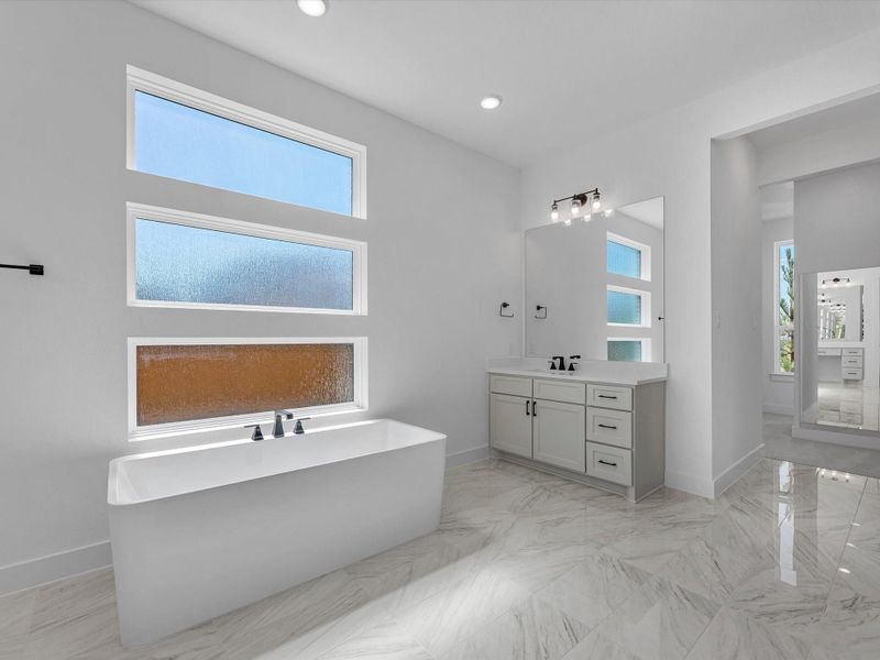 Furnished interior view inside a new home in Woodson’s Reserve, Spring (Image 10).