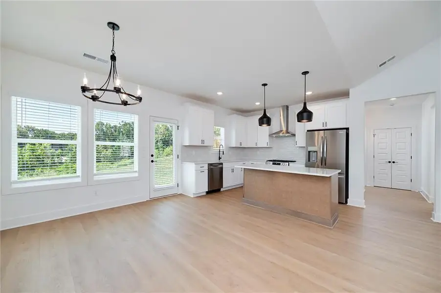 Furnished interior view inside a new home in , Gainesville (Image 9).