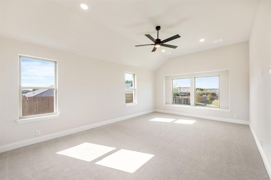 Spacious, unfurnished interior of a new home in Parks at Panchasarp Farms 55-60, Burleson (Image 18).