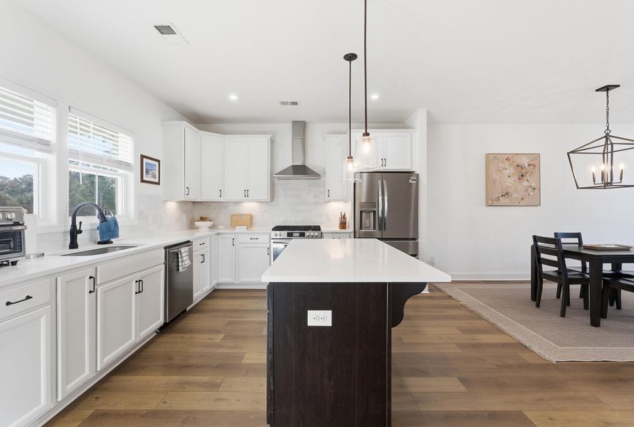 Furnished interior view inside a new home in , Summerville (Image 8).