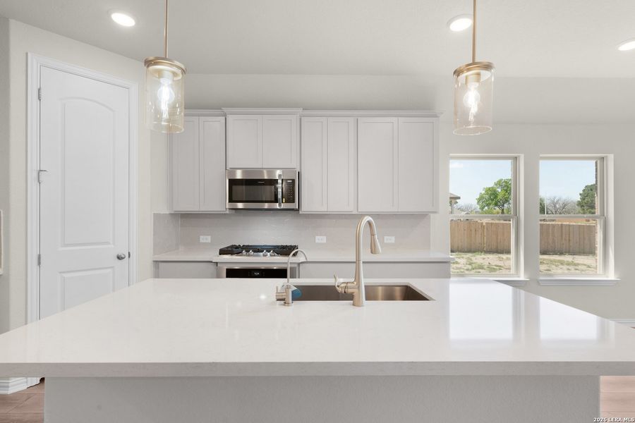 Furnished interior view inside a new home in Clear Creek, New Braunfels (Image 5).