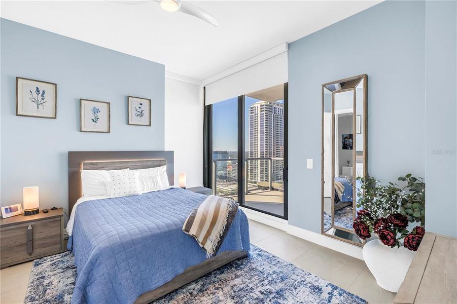 Furnished interior view inside a new home in Saltaire, St. Petersburg (Image 39).