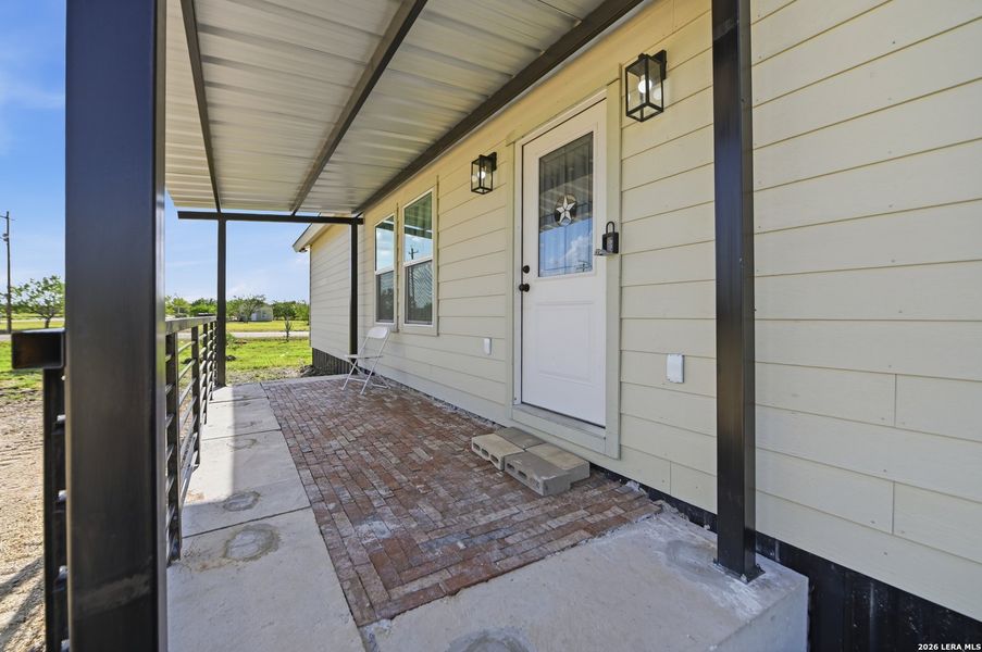 Exterior details and patio area of a home in , Hondo (Image 22). Exterior details and patio area of a home in , Hondo (Image 22).