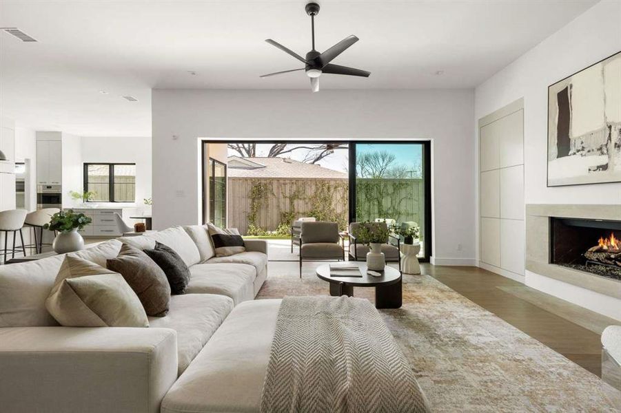 Furnished interior view inside a new home in , Dallas (Image 16).
