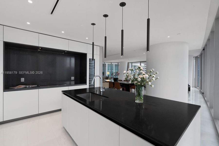 Furnished interior view inside a new home in , Miami (Image 4).