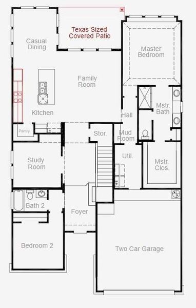 1st Floor Diagram