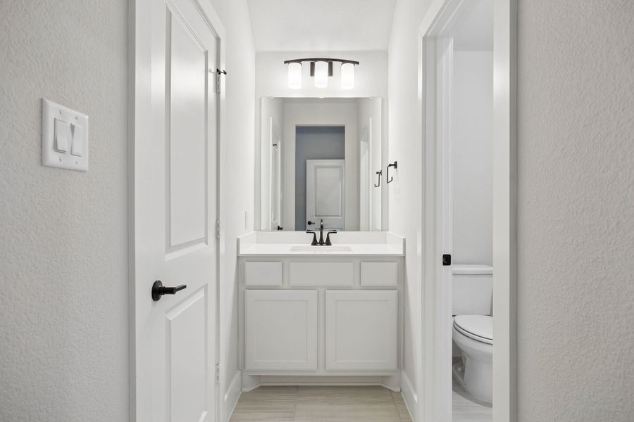 Furnished interior view inside a new home in Painted Tree Lakeside, McKinney (Image 14).
