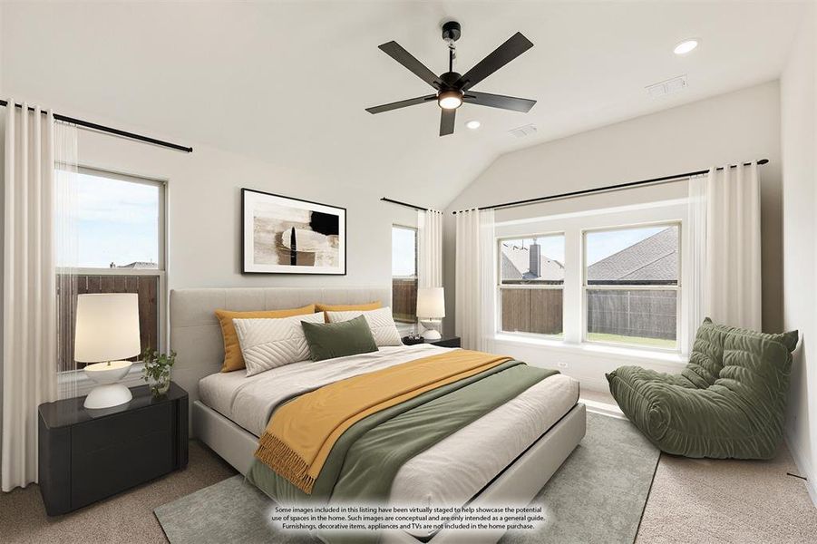 Furnished interior view inside a new home in Star Ranch Classic 50, Godley (Image 10). Furnished interior view inside a new home in Star Ranch Classic 50, Godley (Image 10).