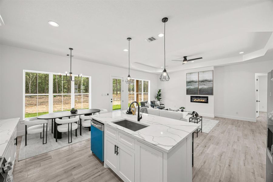 Furnished interior view inside a new home in , Dayton (Image 26).