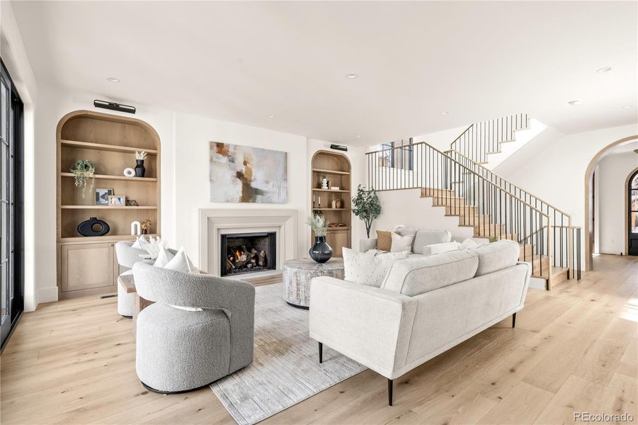 Furnished interior view inside a new home in , Denver (Image 18). Furnished interior view inside a new home in , Denver (Image 18).