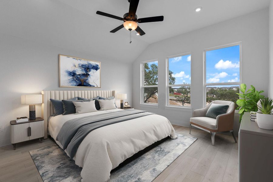 Primary Bedroom - Virtually Staged