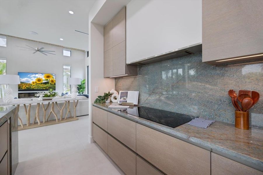 Furnished interior view inside a new home in , Longboat Key (Image 65).