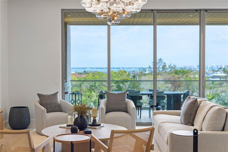 Furnished interior view inside a new home in , Longboat Key (Image 42). Furnished interior view inside a new home in , Longboat Key (Image 42).