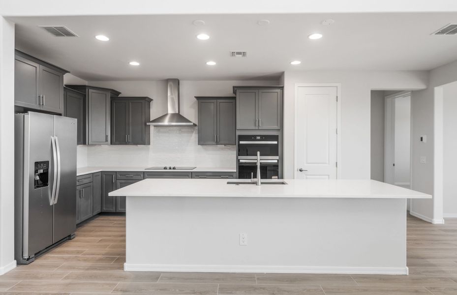 Furnished interior view inside a new home in El Rancho Santa Rosa, Maricopa (Image 7).