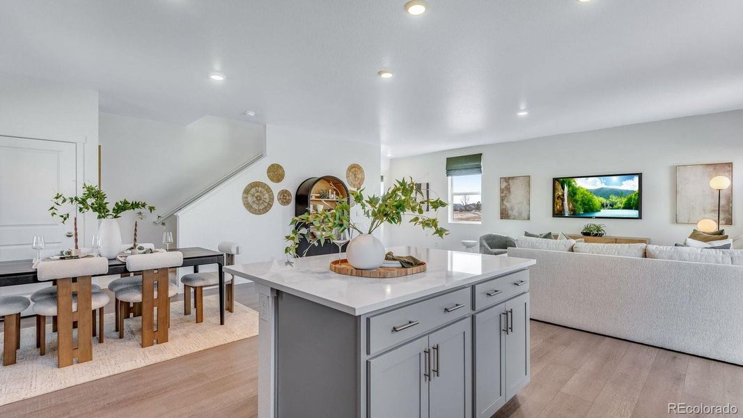 Furnished interior view inside a new home in Granary, Johnstown (Image 17).