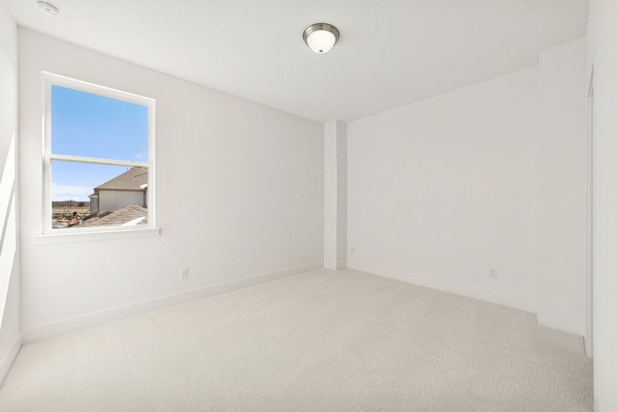 Representative unfurnished interior of a home built from the Skybrook by Landon Homes in Fields - East Village, Frisco (Image 27). Representative unfurnished interior of a home built from the Skybrook by Landon Homes in Fields - East Village, Frisco (Image 27).