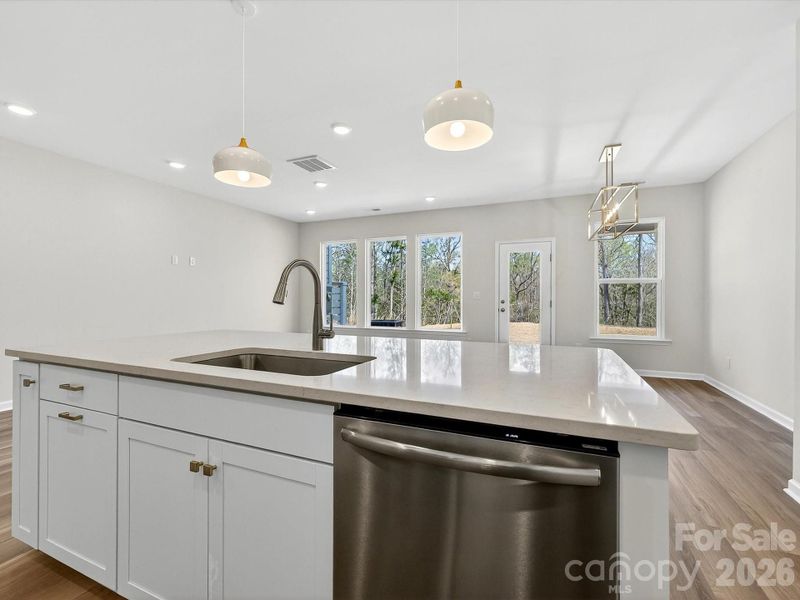 Furnished interior view inside a new home in Westview Towns, Waxhaw (Image 8).