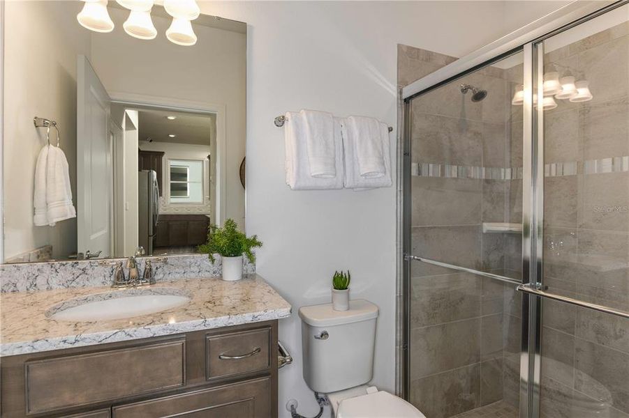 Furnished interior view inside a new home in Del Webb Sunbridge, St. Cloud (Image 17).