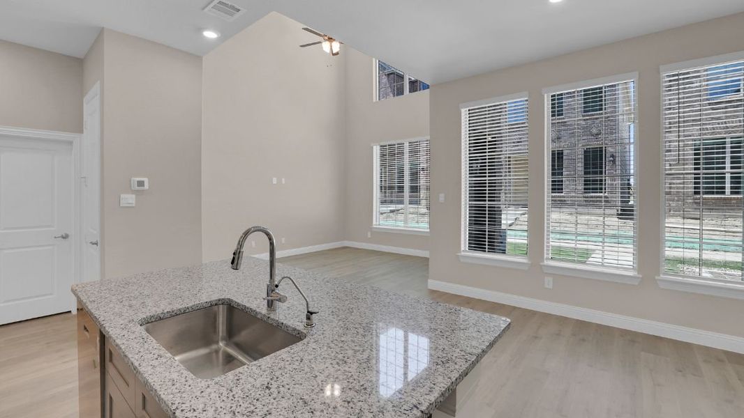 Furnished interior view inside a new home in Mustang Square, Plano (Image 6).
