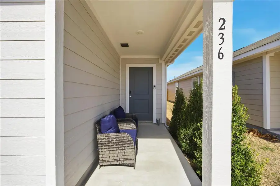 Exterior details and patio area of a home in , Princeton (Image 3).
