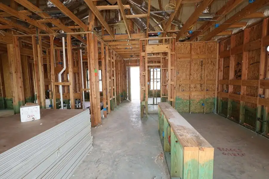 Spacious, unfurnished interior of a new home in Riceland 50’ Alley Load Homesites, Mont Belvieu (Image 4). Spacious, unfurnished interior of a new home in Riceland 50’ Alley Load Homesites, Mont Belvieu (Image 4).