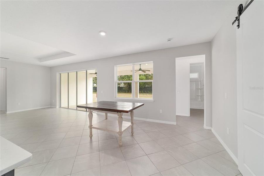 Furnished interior view inside a new home in Calesa Township, Ocala (Image 12).