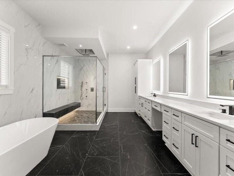 Furnished interior view inside a new home in , Dahlonega (Image 15).