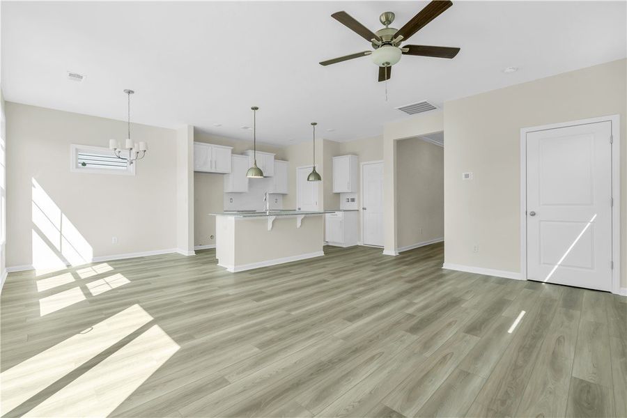 Spacious, unfurnished interior of a new home in Brownstone Park, Easley (Image 11).
