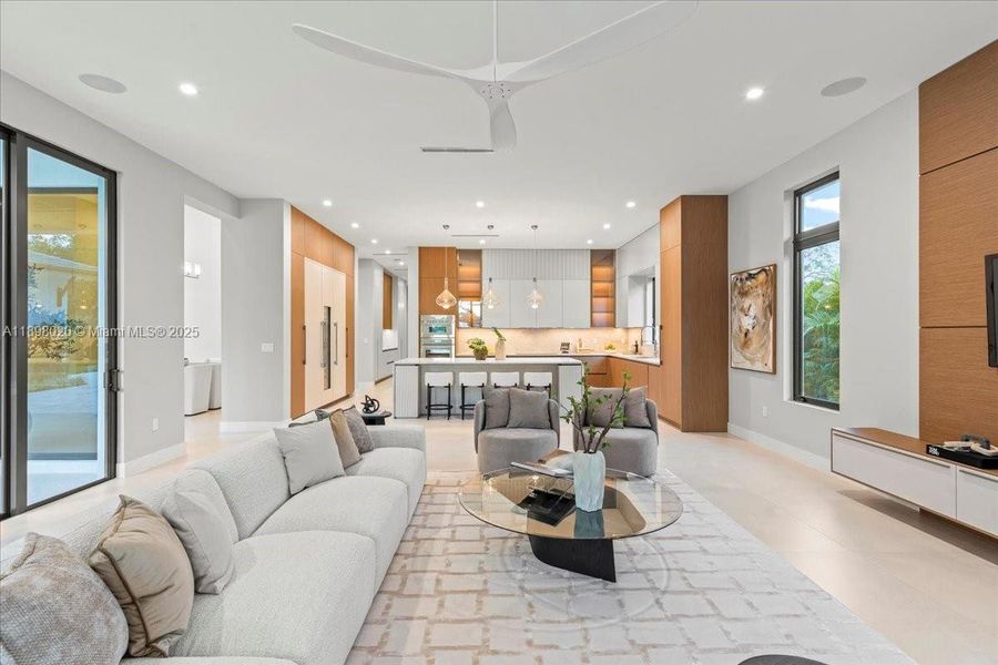 Furnished interior view inside a new home in , Miami (Image 39). Furnished interior view inside a new home in , Miami (Image 39).