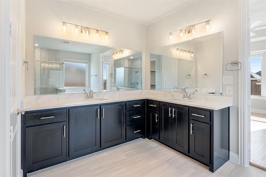 Furnished interior view inside a new home in Hayes Crossing, Midlothian (Image 11).