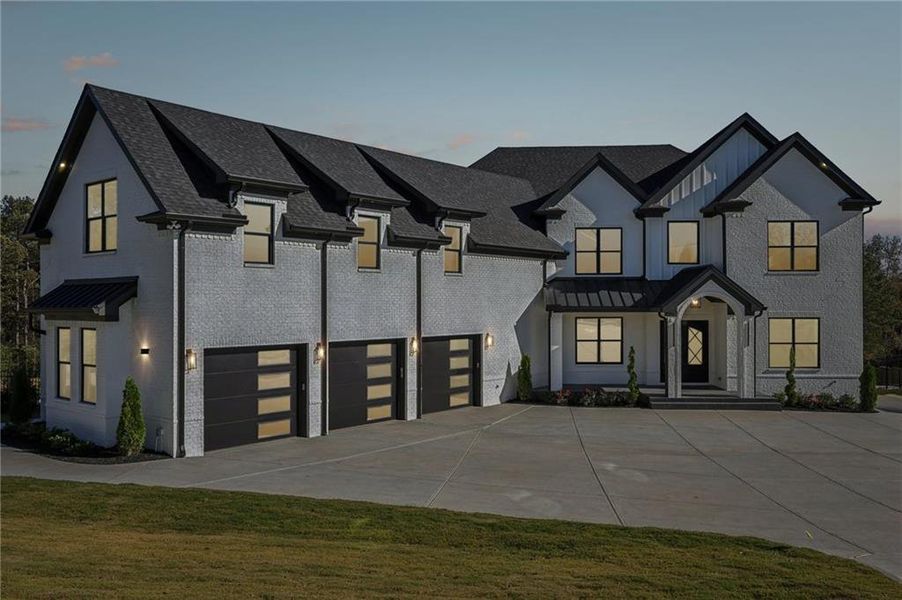 Front exterior of a new home in , Buford, GA, highlighting curb appeal (Image 26).