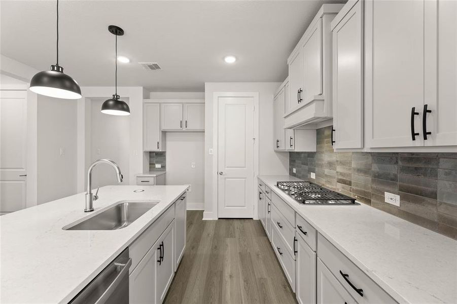 Furnished interior view inside a new home in Treeline, Justin (Image 8).